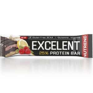 Nutrend Excelent 25% citrom krém-málna ízű fehérje szelet - 85g