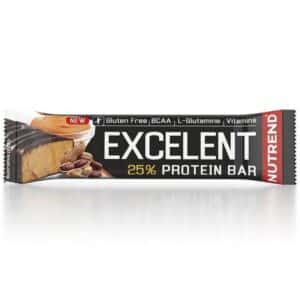 Nutrend Excelent 25% mogyoróvaj ízű fehérje szelet - 85g