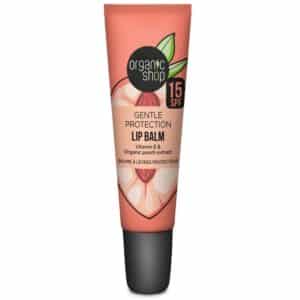 Organic Shop Vitamin Booster ajakbalzsam E-vitaminnal és bio barackkivonattal SPF15 - 10ml