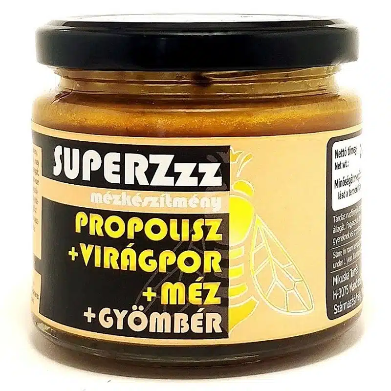 Mézzz SUPERZzz Gyömbéres - mézkészítmény - 250g Mézzz SUPERZzz Gyömbéres - mézkészítmény - 250g