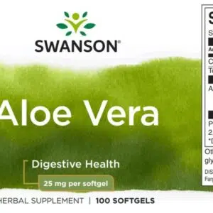 Swanson Aloe Vera lágyzselatin kapszula - 100