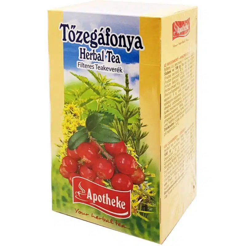 Apotheke Tőzegáfonya tea - 20 filter Apotheke Tőzegáfonya tea - 20 filter