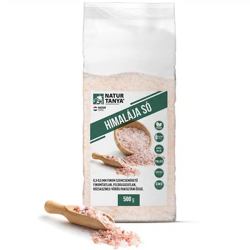 NaturTanya Himalája só (Pakisztáni só, Indus só) - 500g NaturTanya Himalája só (Pakisztáni só, Indus só) - 500g