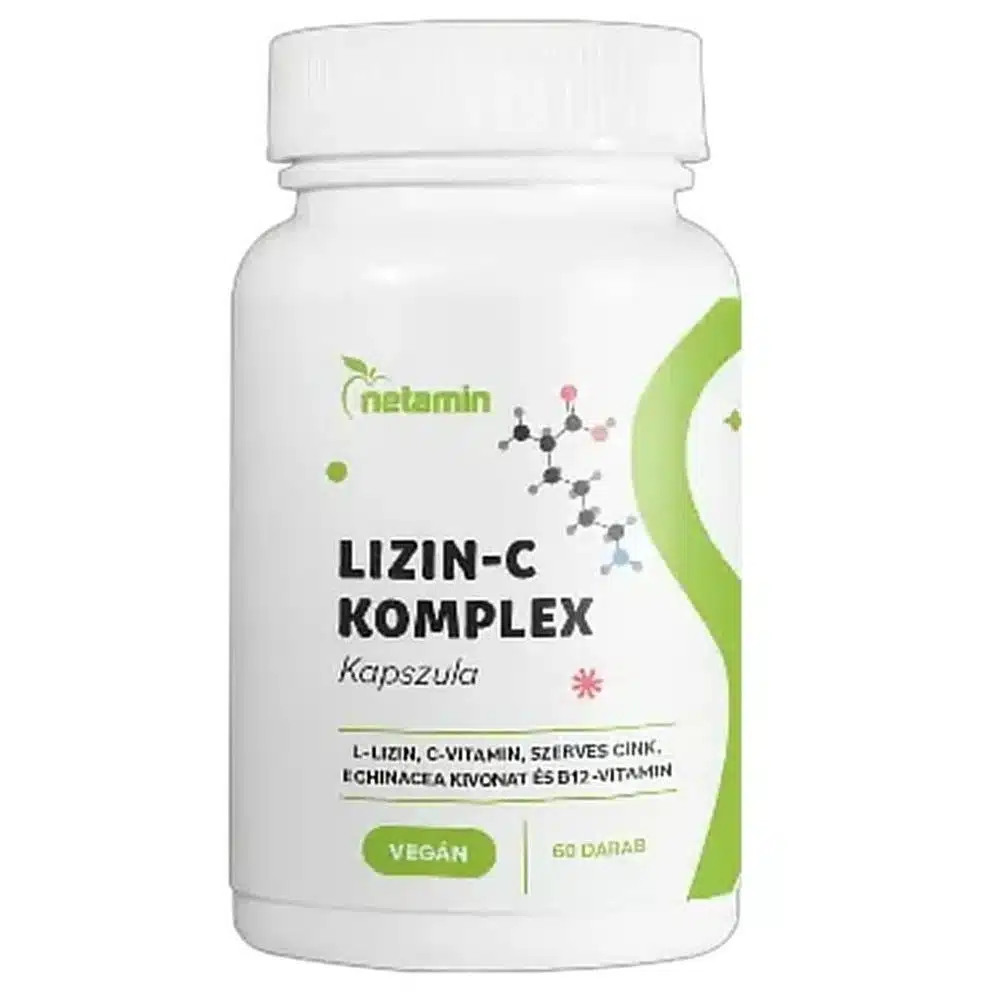 Netamin Lizin-C komplex kapszula - 60db Netamin Lizin-C komplex kapszula - 60db