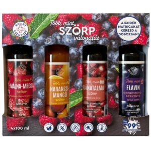 Bálint Több mint szörp válogatás - Gyümölcsös FLAVIN - 4x100ml