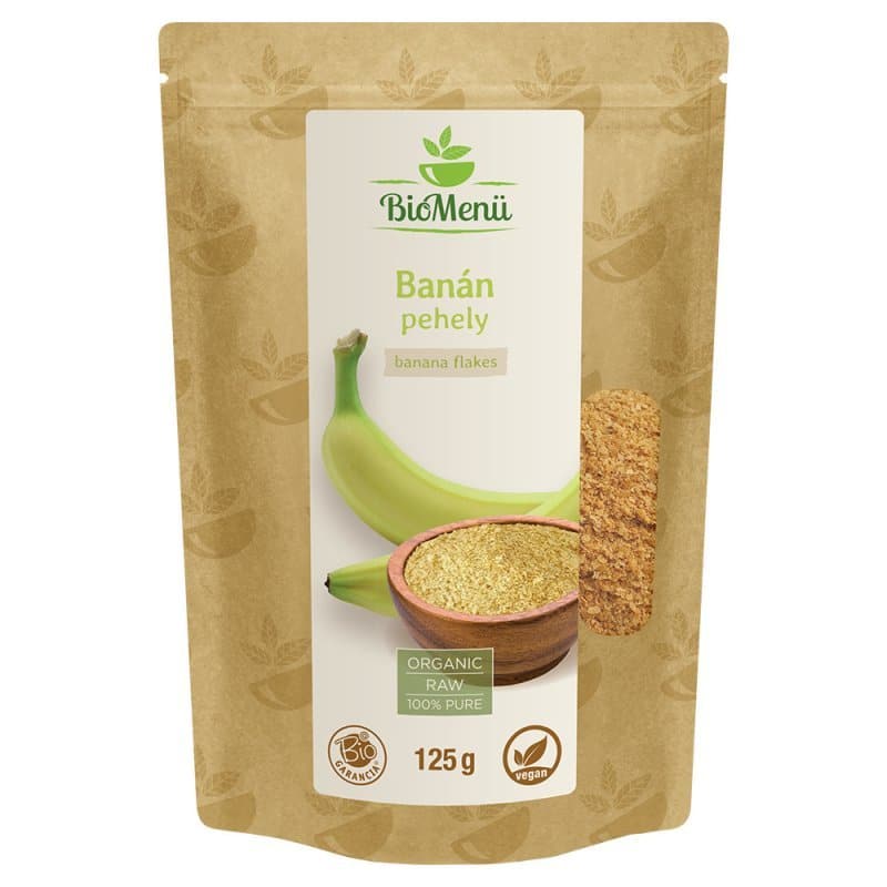 Biomenü BIO Banán pehely - 125g Biomenü BIO Banán pehely - 125g