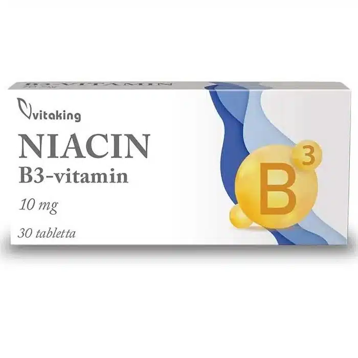 Vitaking Niacin (B3-vitamin) tabletta - 30db Vitaking Niacin (B3-vitamin) tabletta - 30db