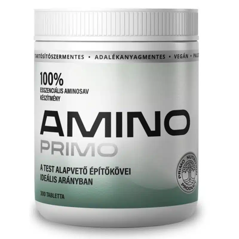 Amino Primo 100% Esszenciális Aminosav tabletta - 300db Amino Primo 100% Esszenciális Aminosav tabletta - 300db