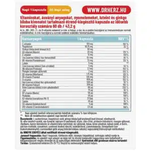 Dr. Herz A-Z 50+ Multivitamin Komplex kapszula Dr. Herz A-Z 50+ Multivitamin Komplex kapszula
