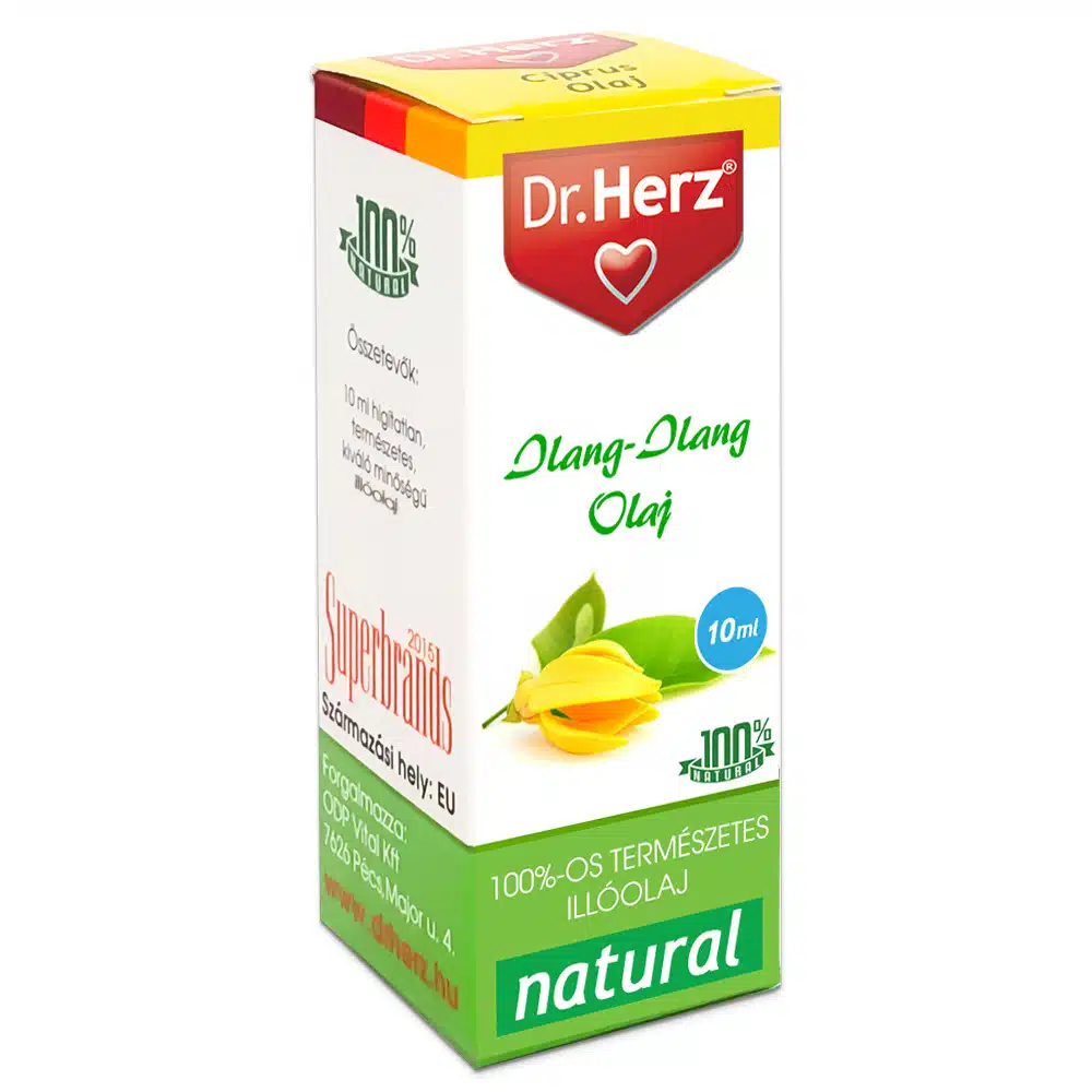 Dr. Herz Ilang-Ilang illóolaj - 10ml Dr. Herz Ilang-Ilang illóolaj - 10ml