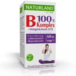 Naturland B 100% komplex + Magnézium kapszula - 60db
