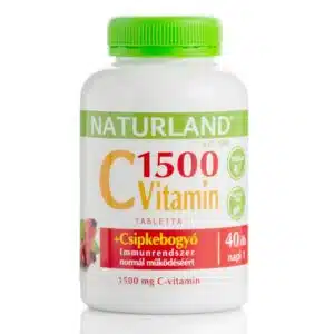 Naturland C-vitamin 1500mg + Csipkebogyó tabletta - 40db