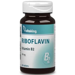 Vitaking B2-vitamin (Riboflavin) tabletta - 60db