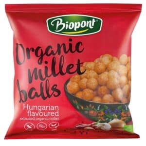 Biopont Extrudált kölesgolyó, magyaros ízesítésű - 75g