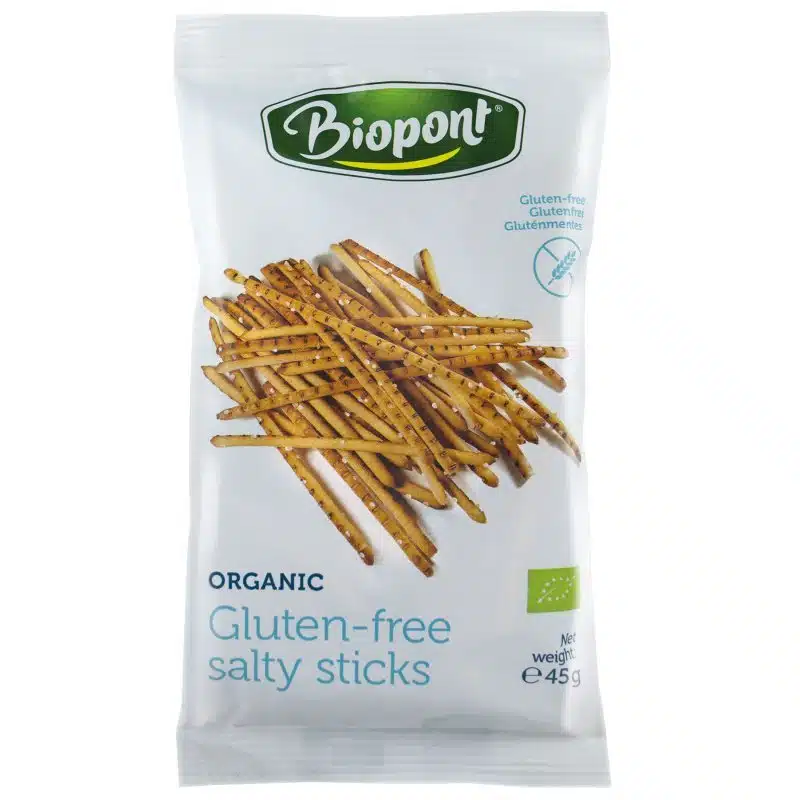 Biopont Gluténmentes sóspálcika (dekor-sós) - 45g Biopont Gluténmentes sóspálcika (dekor-sós) - 45g