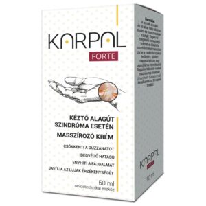 Karpal FORTE kéztő alagút szindróma masszírozó krém - 50ml