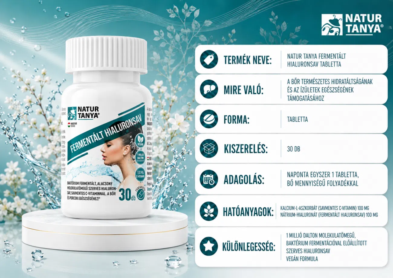 Natur Tanya Fermentált Hialuronsav tabletta