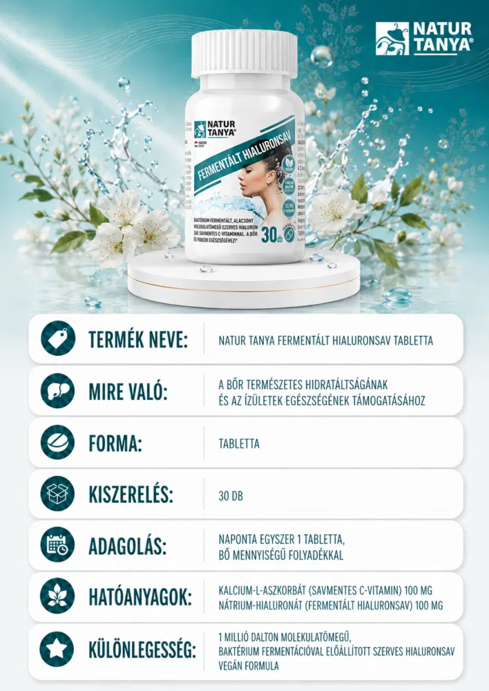 Natur Tanya Fermentált Hialuronsav tabletta