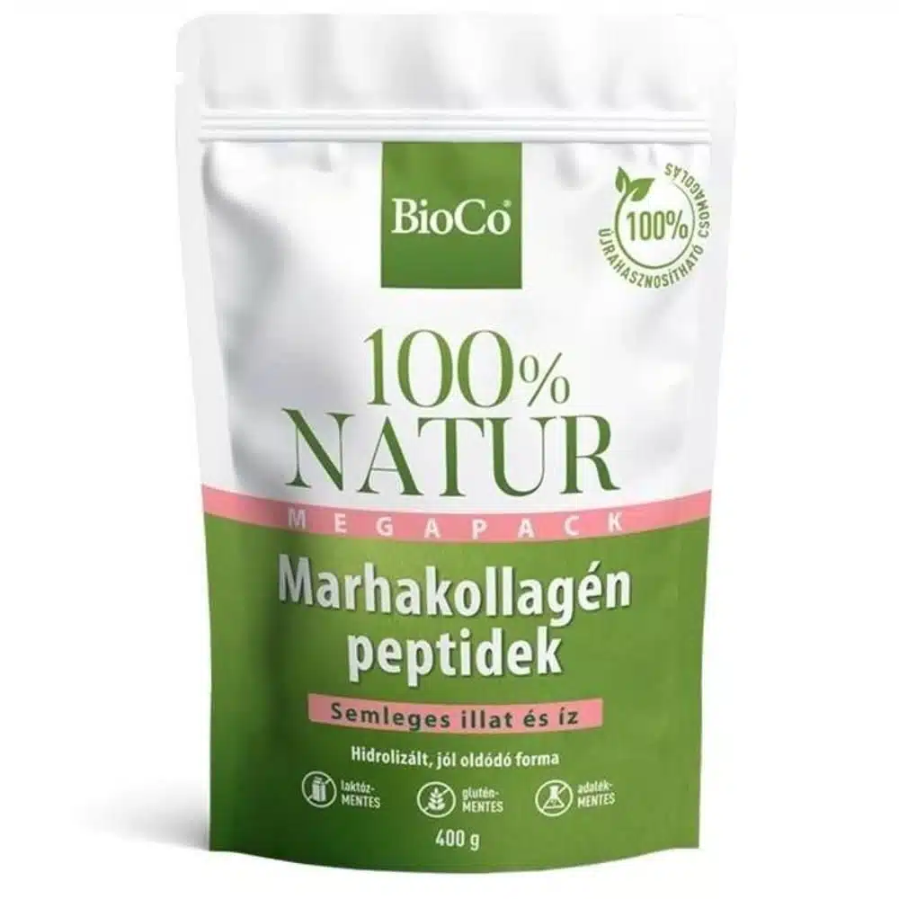BioCo 100% NATUR Marhakollagén peptidek Megapack - 400g BioCo 100% NATUR Marhakollagén peptidek Megapack - 400g