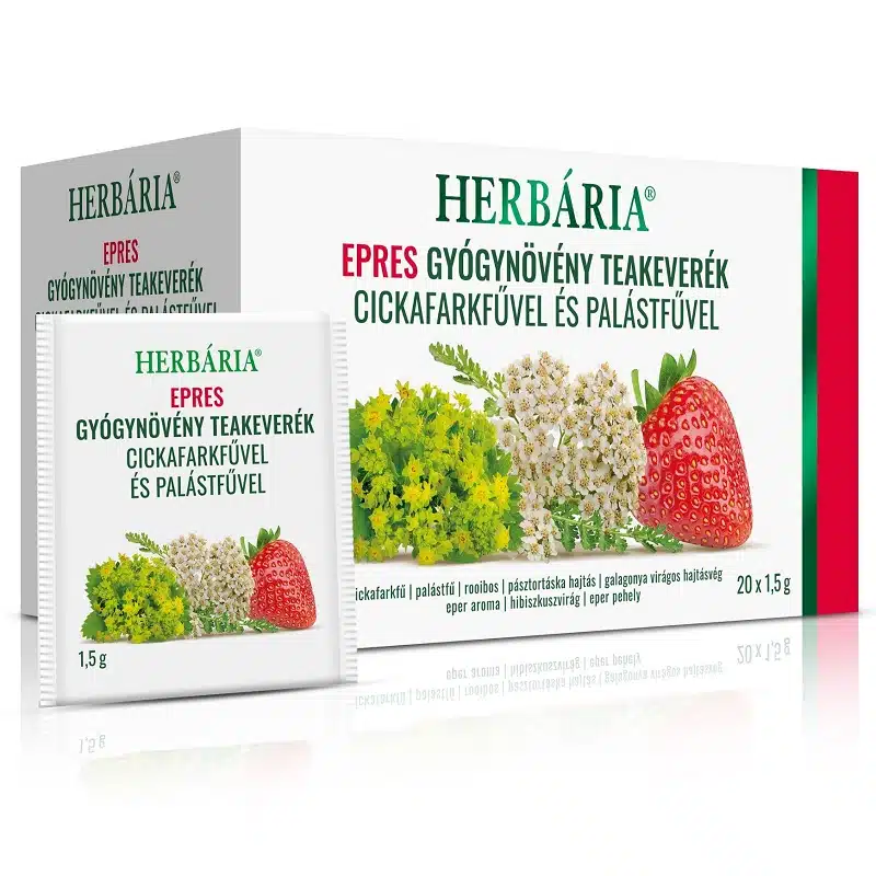 Herbária Epres gyógynövény teakeverék - 20 filter Herbária Epres gyógynövény teakeverék - 20 filter