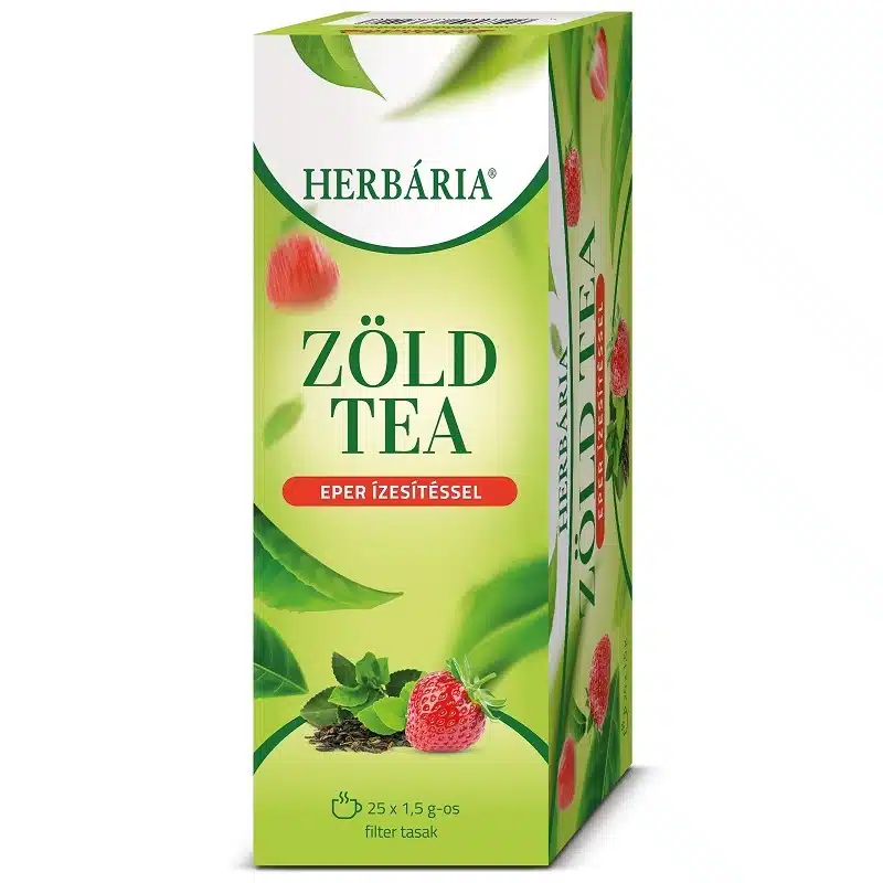Herbária Zöld tea eper - 25 filter Herbária Zöld tea eper - 25 filter