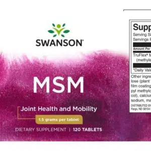 Swanson MSM tabletta - 120