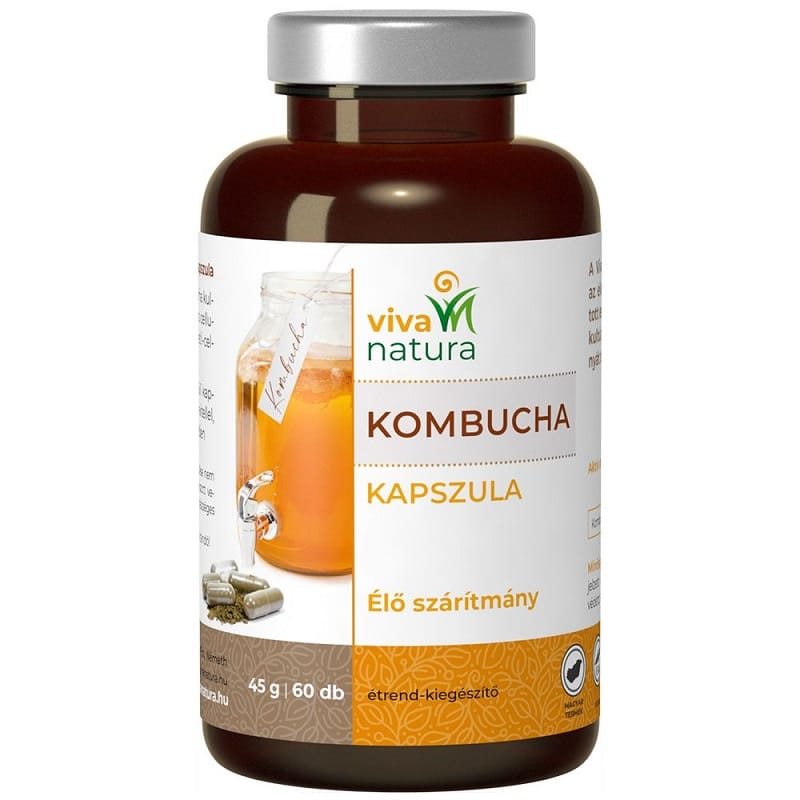 Viva Natura Kombucha kapszula - 60db Viva Natura Kombucha kapszula - 60db
