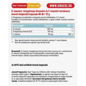 Dr. Herz D-Mannose kapszula