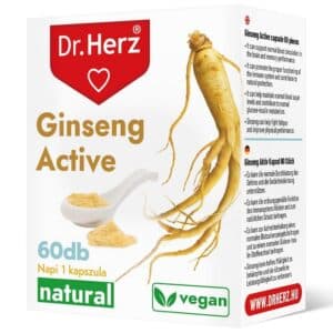 Dr. Herz Ginseng (Ginzeng) Active kapszula - 60db
