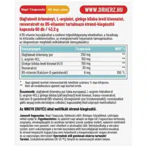 Dr. Herz Memória Komplex kapszula Dr. Herz Memória Komplex kapszula