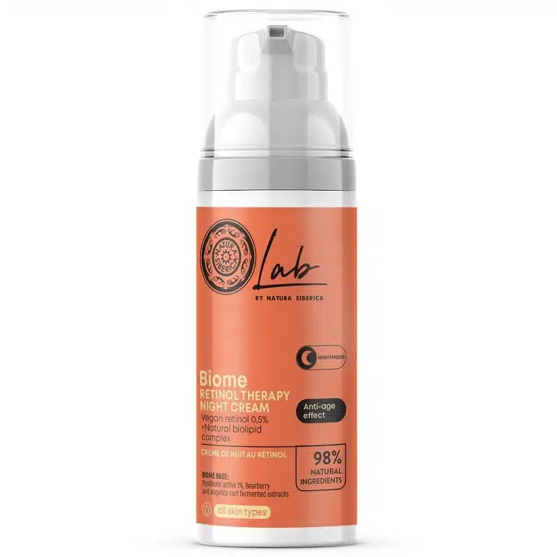 Natura Siberica Lab Biome Retinol Therapy éjszakai krém - 50ml Natura Siberica Lab Biome Retinol Therapy éjszakai krém - 50ml