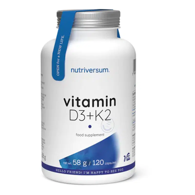 Nutriversum D3+K2-vitamin kapszula - 120db Nutriversum D3+K2-vitamin kapszula - 120db