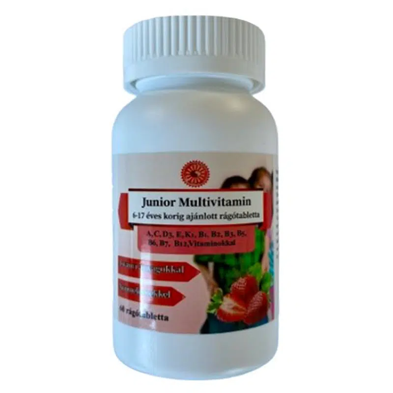 Sun Moon Junior Multivitamin rágótabletta - 60db Sun Moon Junior Multivitamin rágótabletta - 60db