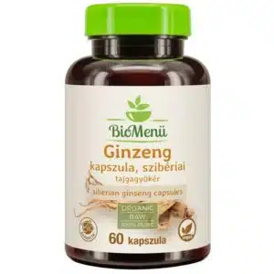 Biomenü Szibériai Ginzeng (Ginseng) kapszula - 60db