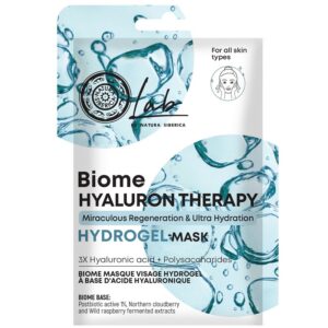 Natura Siberica Lab Biome Hyaluron Therapy Hidrogél arcmaszk poliszacharidokkal - 30g