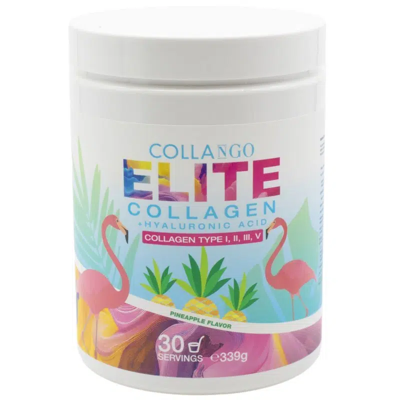 Collango ELITE Kollagen + Hialuronsav Ananász ízű italpor - 339g Collango ELITE Kollagen + Hialuronsav Ananász ízű italpor - 339g