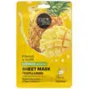 Organic Shop Firming & Glow Frissítő fátyolmaszk ananásszal és mangóval - 25g