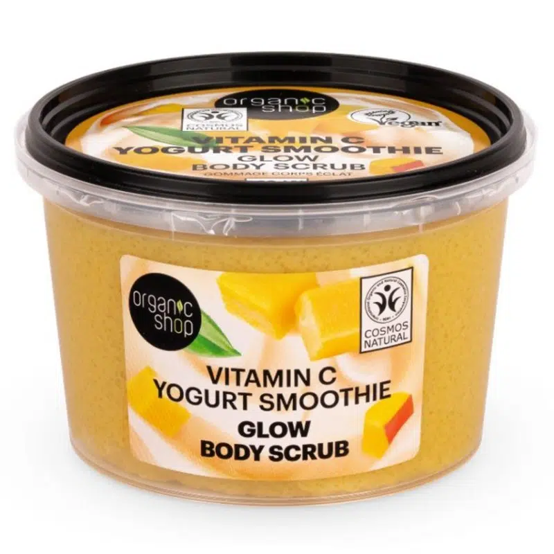 Organic Shop Jogurt Smoothie ragyogást adó testradír C-vitaminnal Organic Shop Jogurt Smoothie ragyogást adó testradír C-vitaminnal