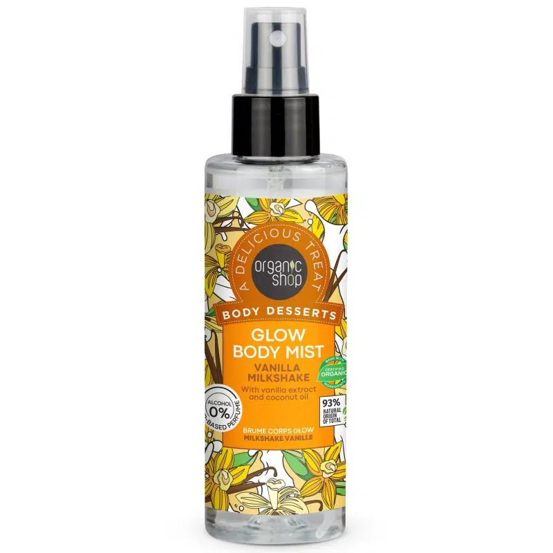 Organic Shop Vanília shake illatú ragyogást adó testpermet - 200ml Organic Shop Vanília shake illatú ragyogást adó testpermet - 200ml