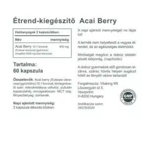 Vitaking Acai Berry kapszula Vitaking Acai Berry kapszula