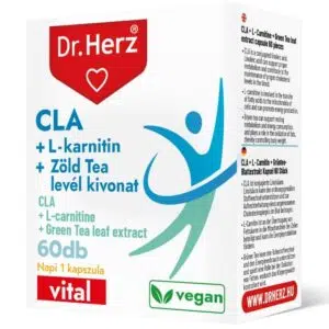 Dr. Herz CLA + L-karnitin + Zöld tea kivonat kapszula - 60db