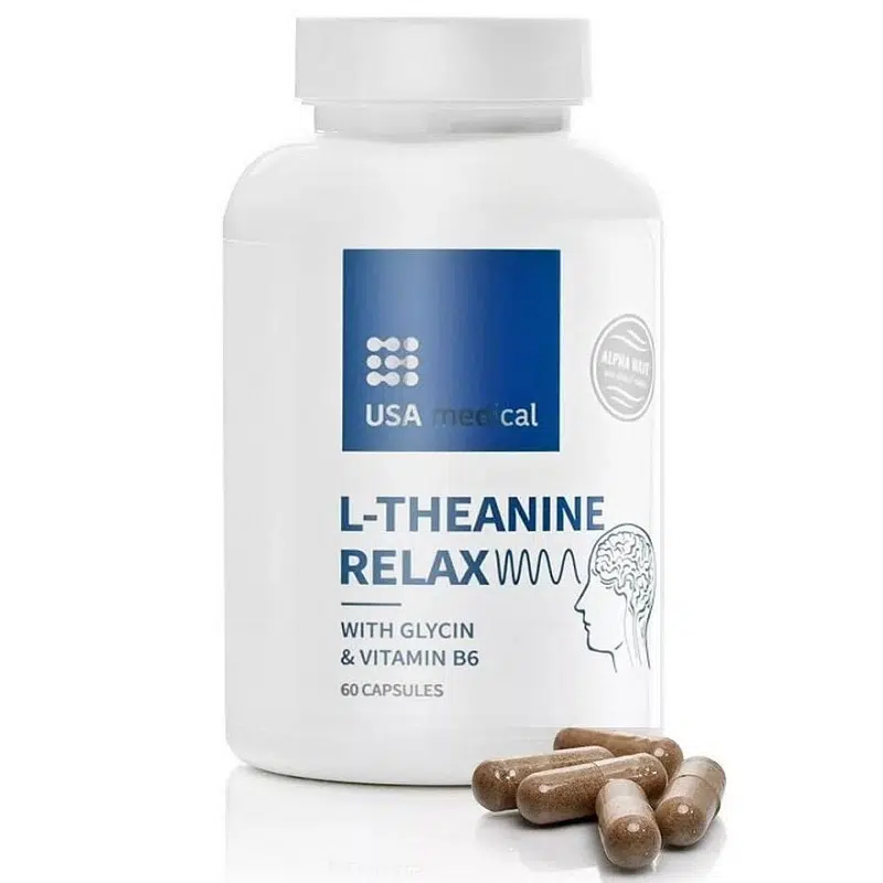 USA Medical L-theanine Relax kapszula - 60db USA Medical L-theanine Relax kapszula - 60db