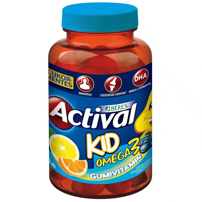 Béres Actival Kid Omega gumivitamin - 50db Béres Actival Kid Omega gumivitamin - 50db