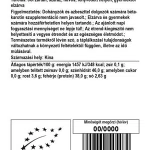 Biomenü Bio Kék Spirulina alga por - 60g - Image 2
