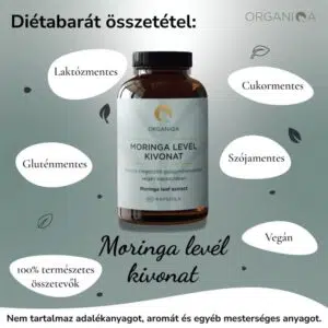 Organiqa Bio Moringa kivonat kapszula - 60db - Image 3