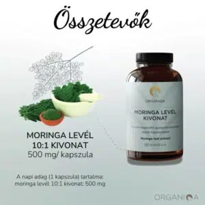 Organiqa Bio Moringa kivonat kapszula - 60db - Image 2