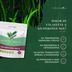 Organiqa Bio Szuperzöld tabletta - 250db - Image 3