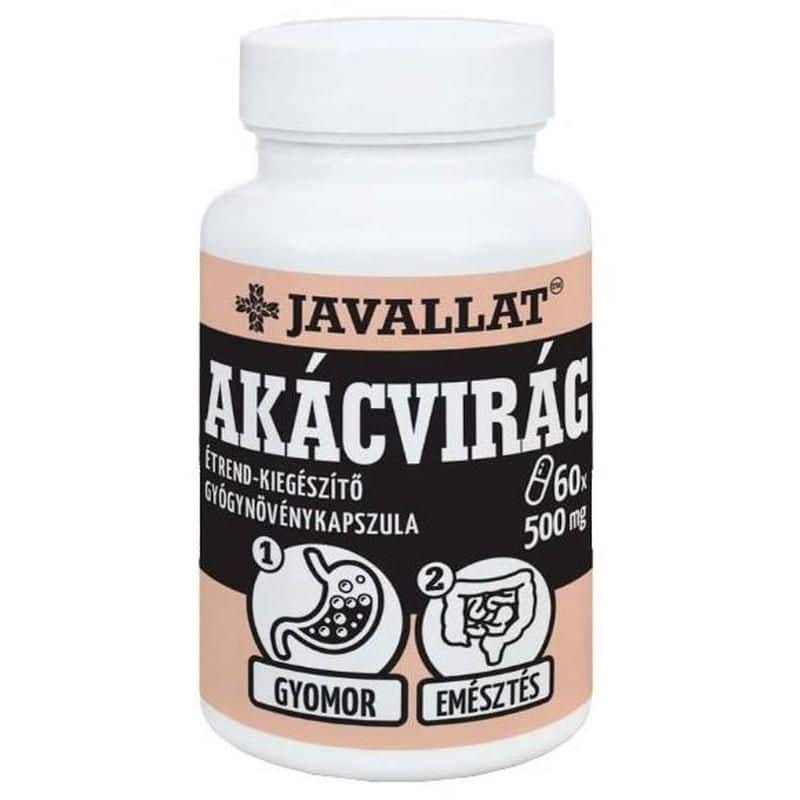 Javallat Akácvirág kapszula - 60db Javallat Akácvirág kapszula - 60db