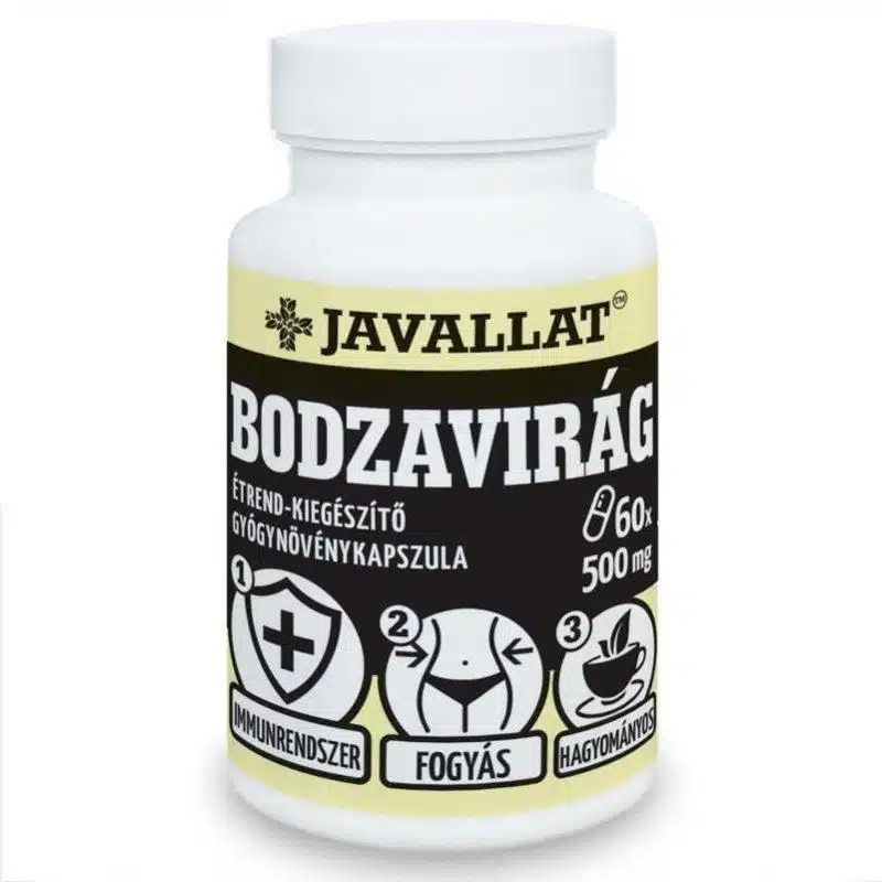 Javallat Bodzavirág kapszula - 60db Javallat Bodzavirág kapszula - 60db