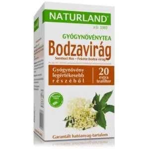 Naturland Bodzavirág Extra filteres tea - 20 filter